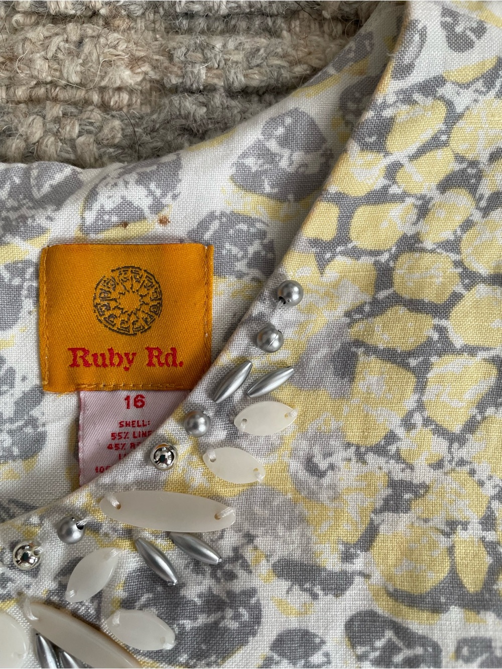 Ruby Rd. Linen dress - Picture 3 of 10